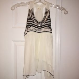 Hollister brand cotton tank top with Brad detail